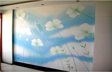 浦城县画墙绘怎么画好白云的蓬松感?