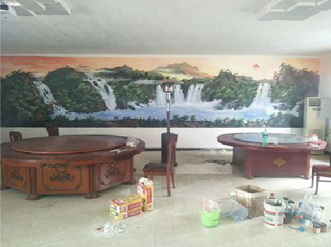 浦城县墙绘-写实风景