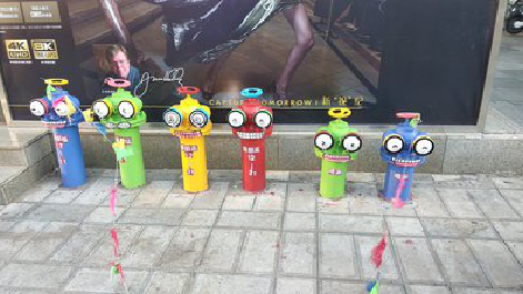 浦城县商业区彩绘