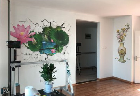 浦城县墙体彩绘相比墙纸的优势。